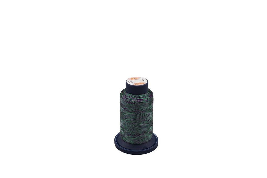 Ultrapos G Metallic #GM2, Variegated Multi-Colorark Green and Purple 880yds/cone